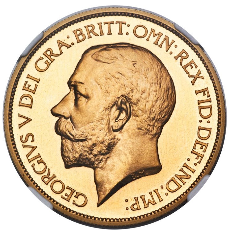 特選品】ジョージ5世金貨（大）1918年（その1） MS64】1918年 英