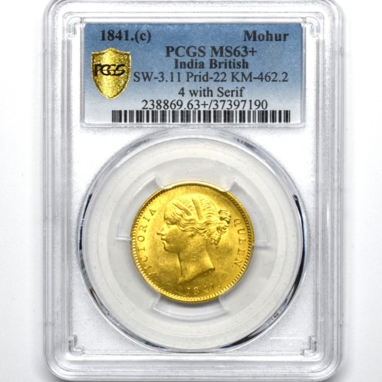 【Sold】1841年 ヴィクトリア モハール金貨 MS63+ PCGS | ソブリンパートナーズ