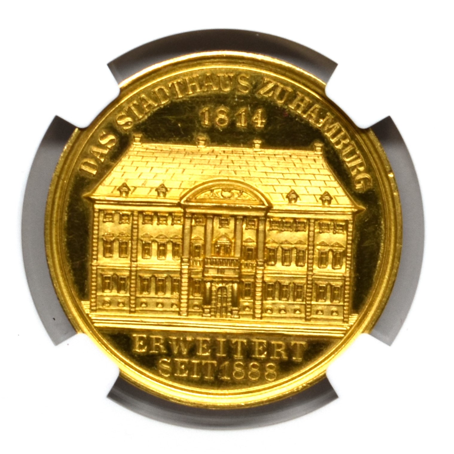 Sold】1888年 ハンブルク バンクポルトガレッサー 5ダカット金メダル 