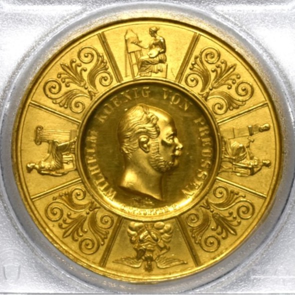 ドイツ・プロシア　20マルク金貨　1872C　極美　ヴィルヘルム1世