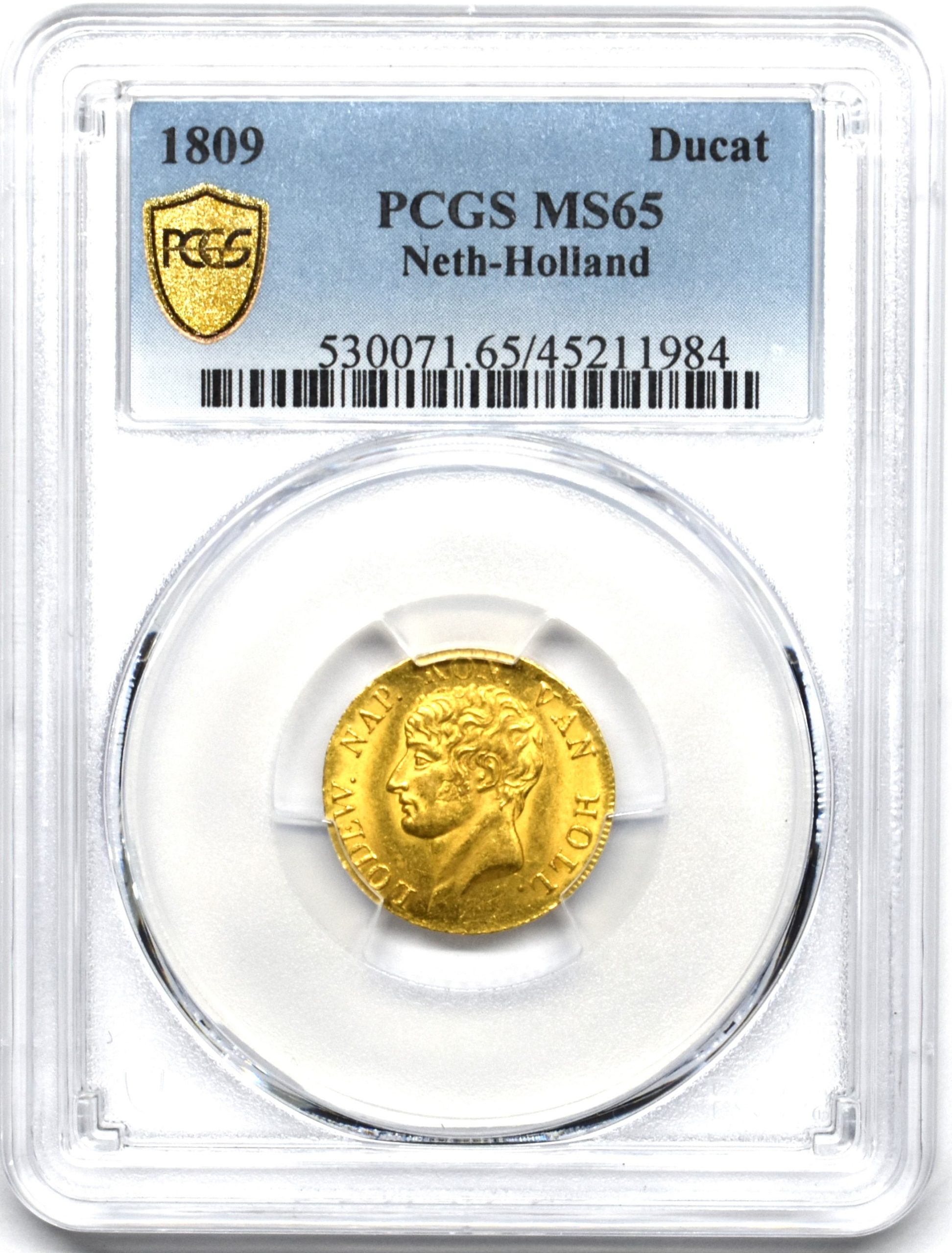 Sold】1809年 オランダ ルイ・ナポレオン ダカット金貨 MS65 NGC | ソブリンパートナーズ