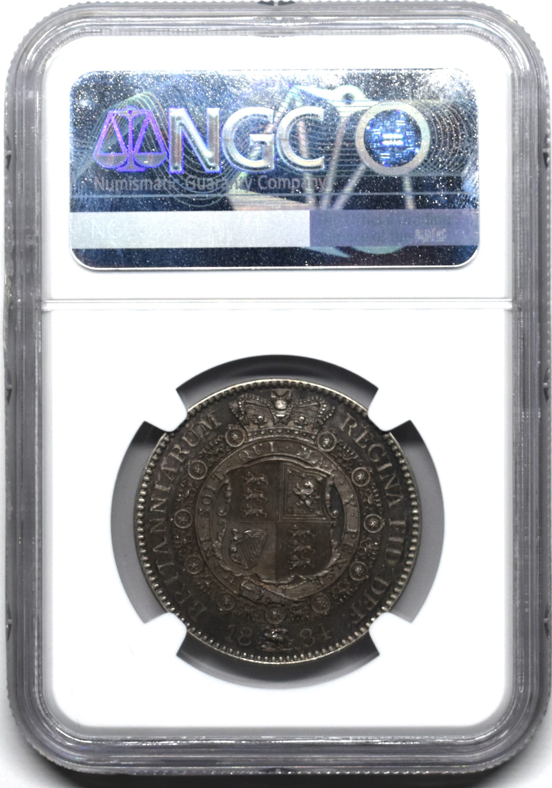 NGC鑑定済み 1874 ヴィクトリア銀貨 ハーフクラウン MS63 アンティークコイン 銀貨・その他一覧 【アンティークコイン・