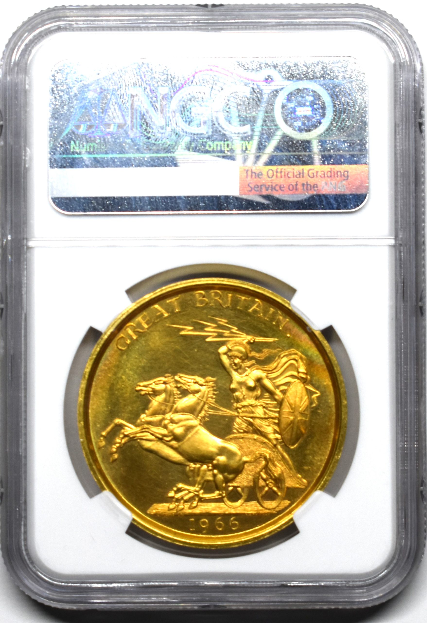 幻の逸品】1966年 エリザベス2世 25ポンド パターン金貨 PF64CAM NGC | ソブリンパートナーズ