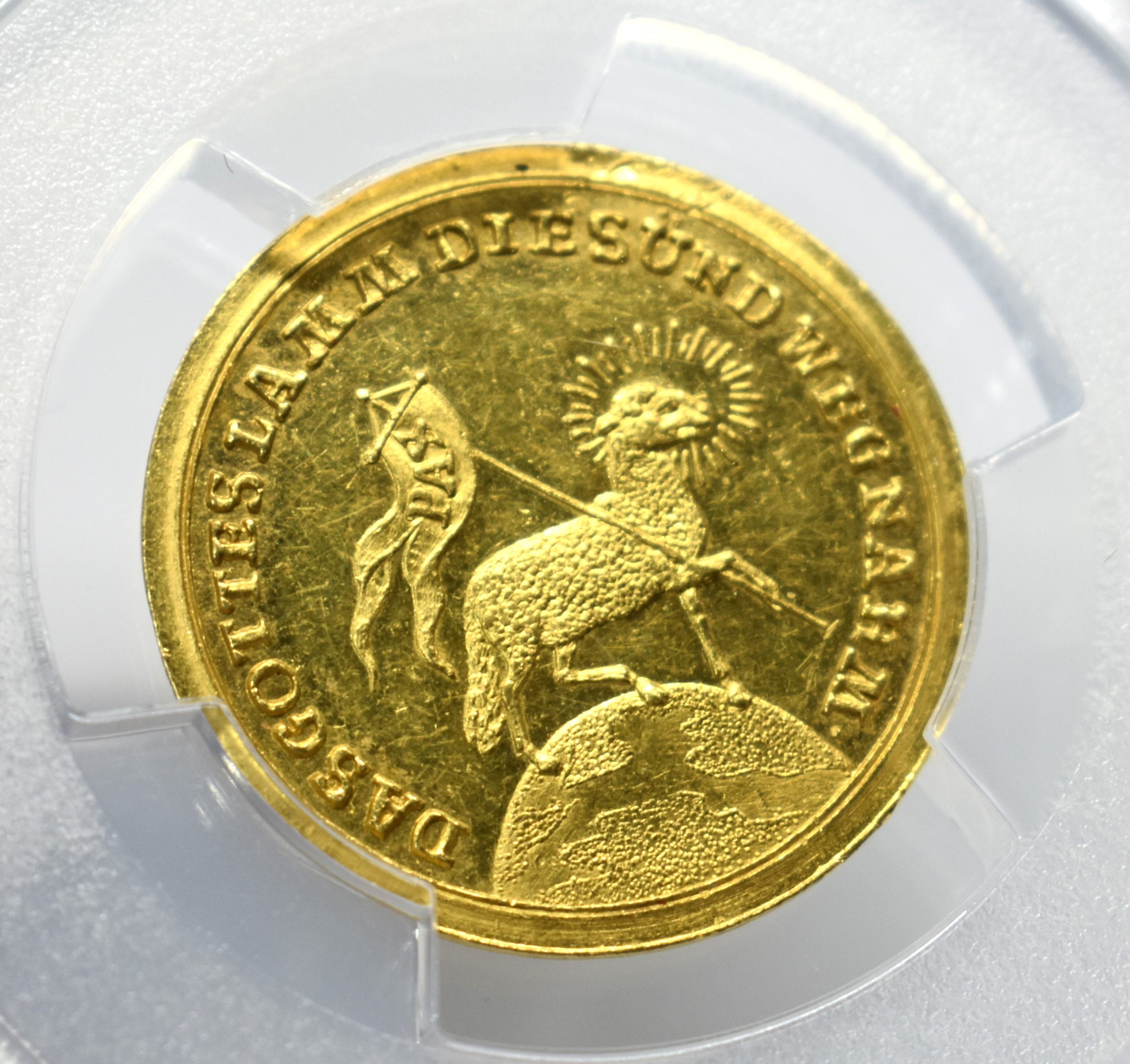 Sold】18世紀 ニュルンベルク ラムダカット金貨 MS62 PCGS | ソブリンパートナーズ