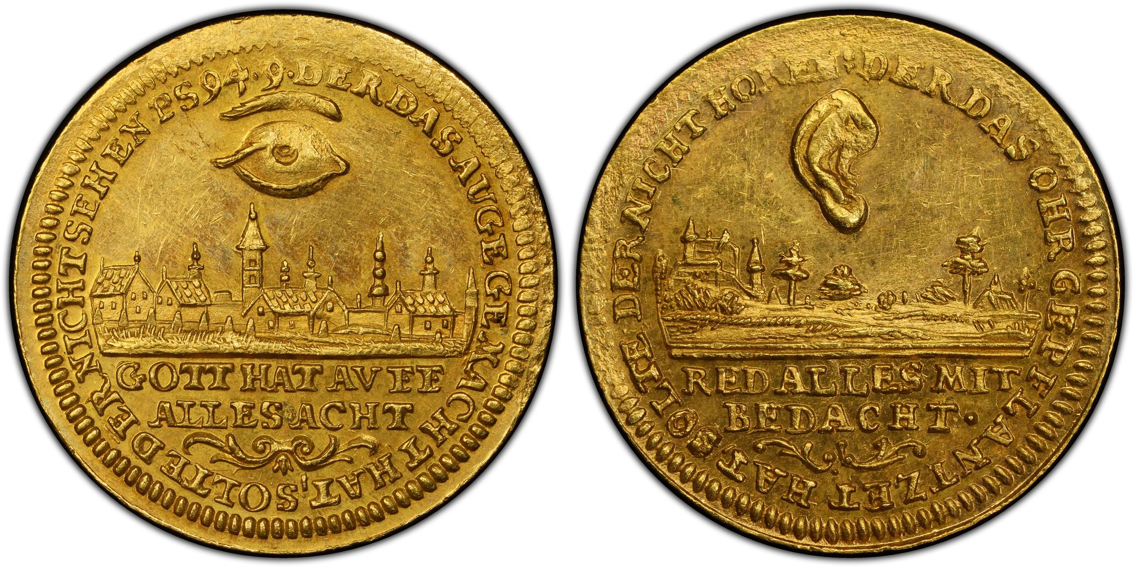 Sold】1717年 宗教改革200年記念 都市景観 ダカット金貨 MS63 | ソブリンパートナーズ