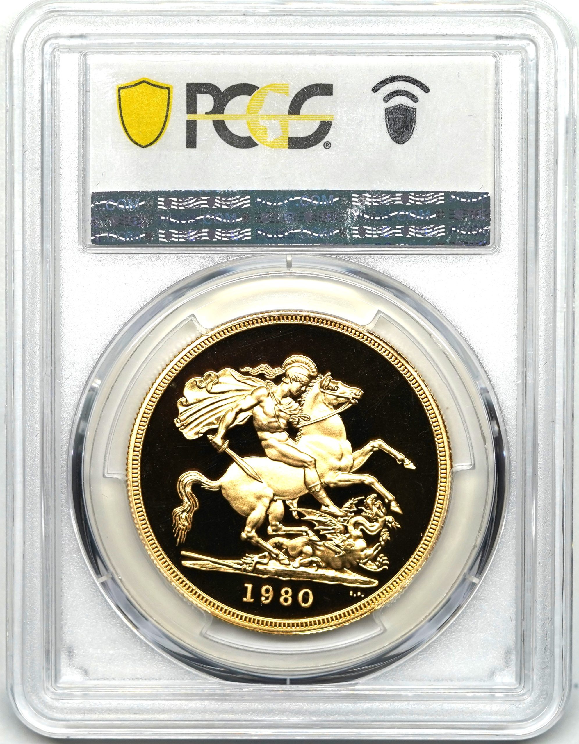 Sold】1980年 エリザベス2世 5ポンド金貨 PR70DCAM PCGS | ソブリンパートナーズ