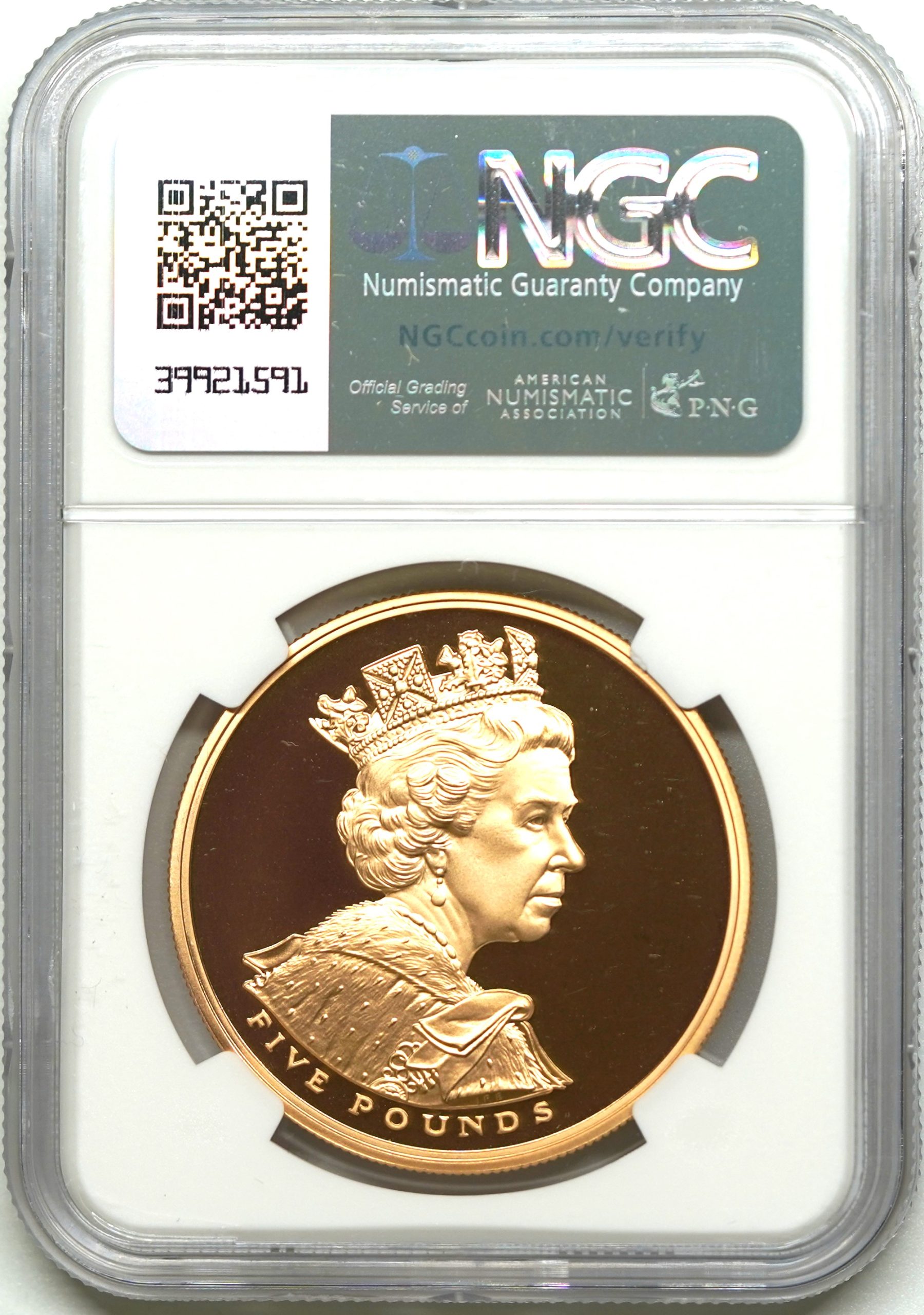 希少)アン女王☆クラウン銀貨☆オーバーデイト PCGS鑑定済み 準最高鑑定 VF30