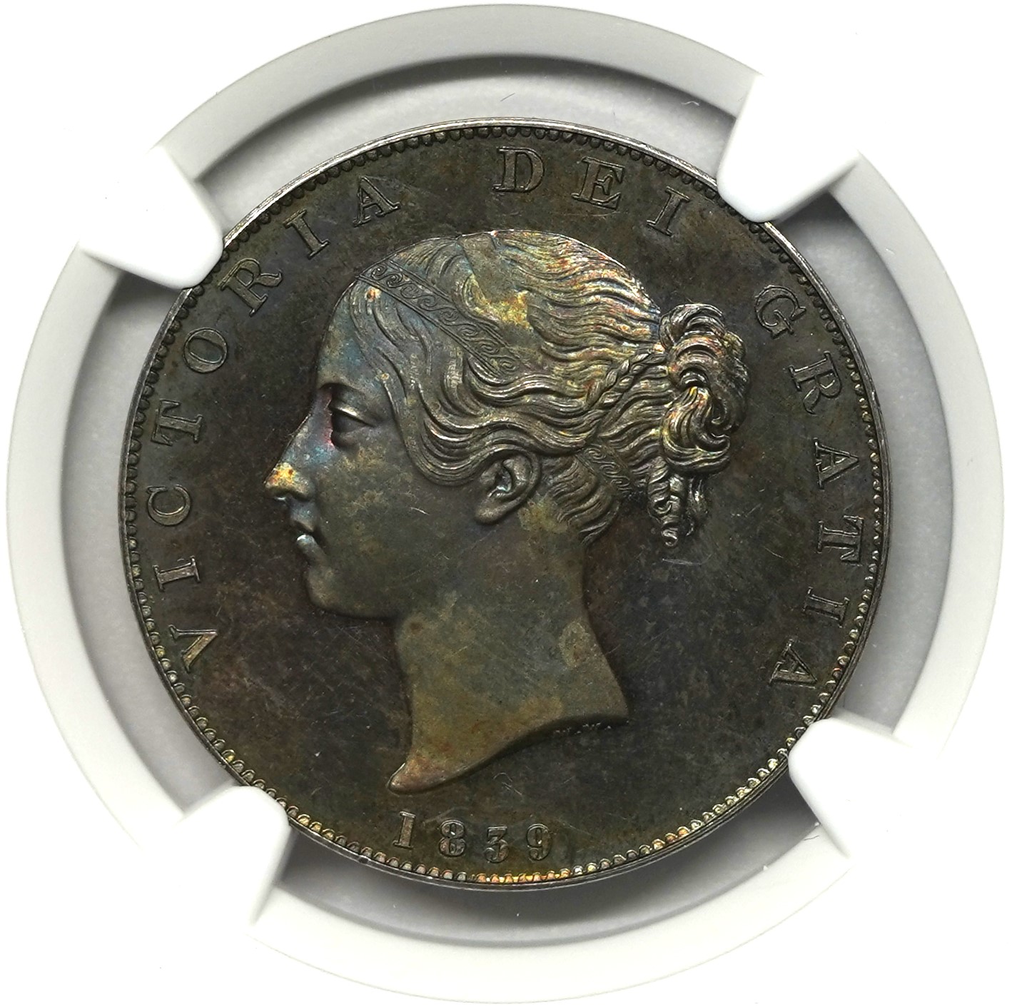 1839 ヴィクトリア女王 ウナ＆ライオン 5ポンド金貨 NGC PF62+UC WR-278【ご予約承り品】 | 英国アンティークコイン専門店「コインパレス」  マン島 1/2ペニー銅貨☆1839年／ヴィクトリア女王／美品／NGC XF45／