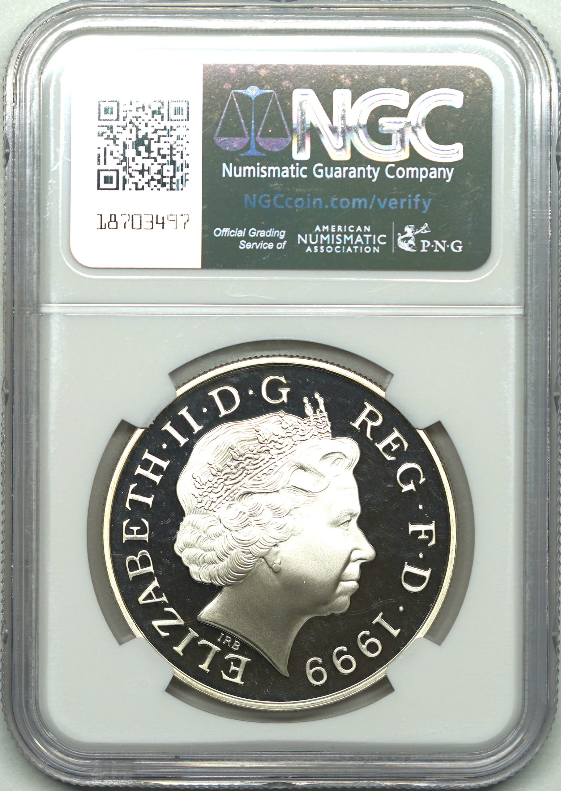 Sold】1999年 ダイアナ 5ポンド銀貨 PF70UCAM NGC | ソブリンパートナーズ