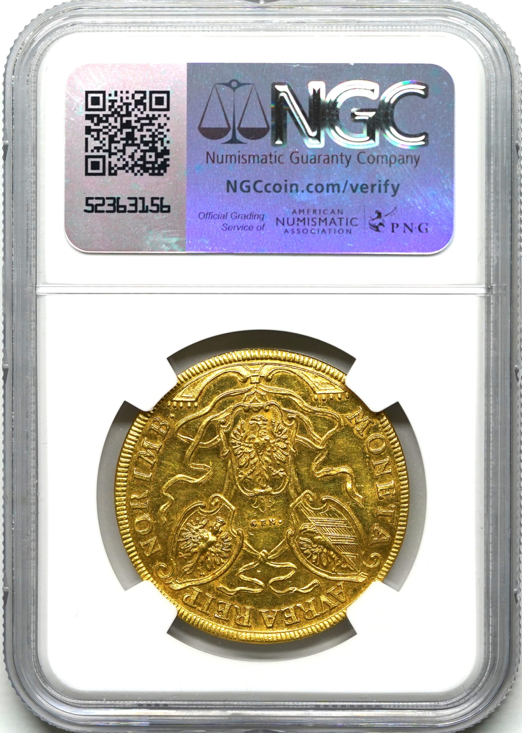 Sold】【即決の1枚】1703年 ラム 3ダカット金貨 MS61 NGC | ソブリンパートナーズ