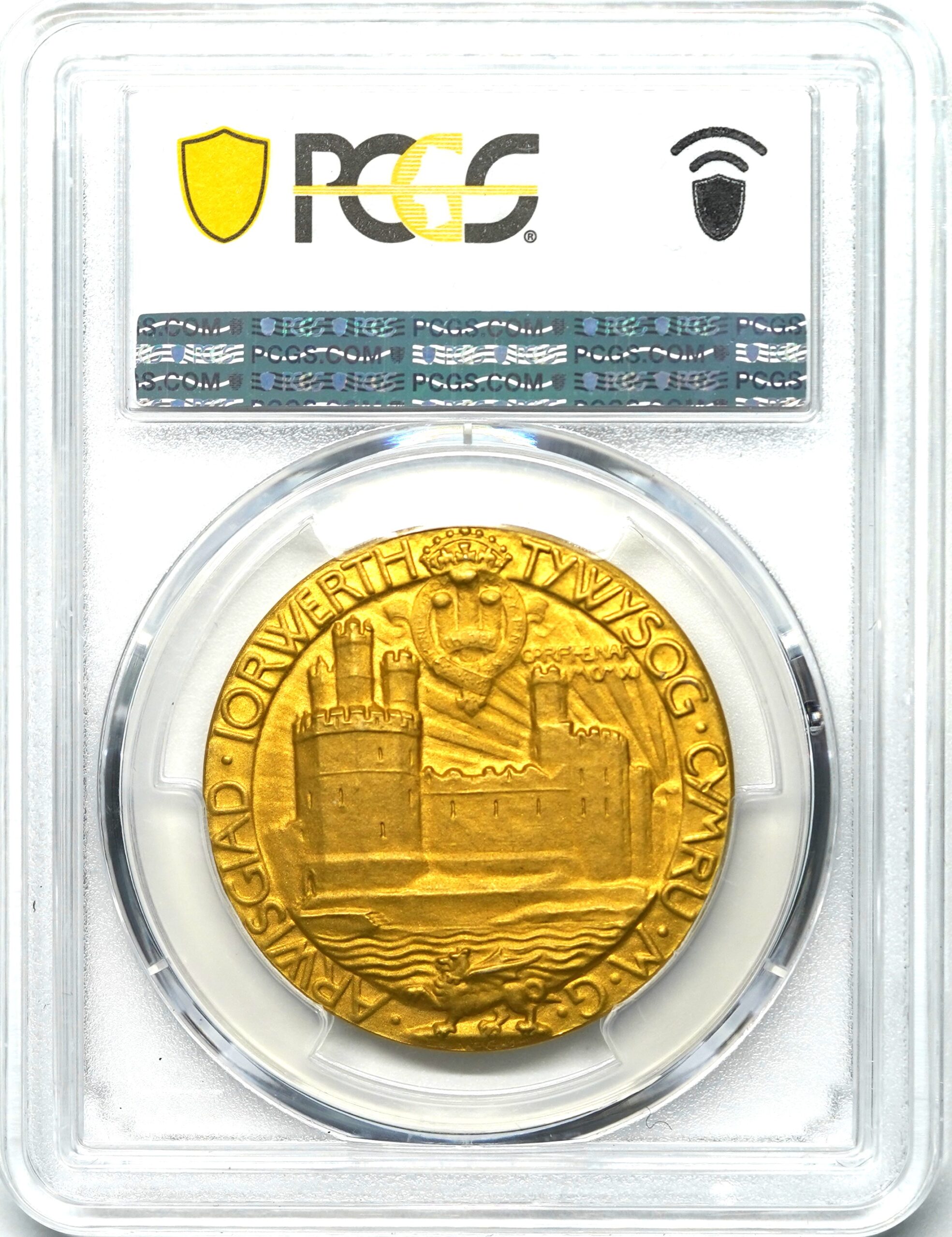 Sold】【発行枚数129枚！！】1911年 プリンス・オブ・ウェールズ（エドワード8世） 叙任式記念 金メダル SP65 PCGS |  ソブリンパートナーズ