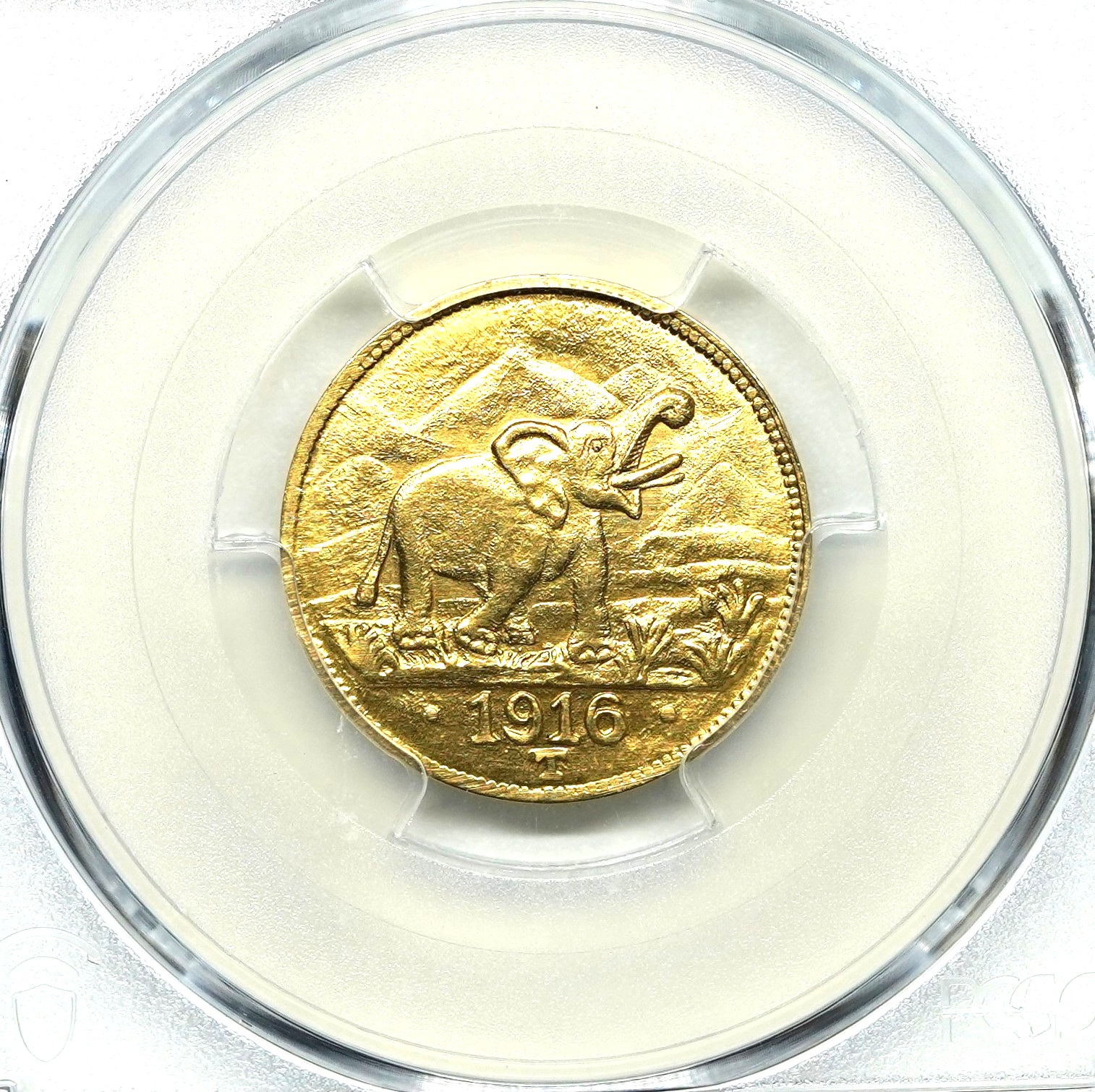 Sold】1916年 ドイツ領東アフリカ ヴィルヘルム2世 15ルピエン