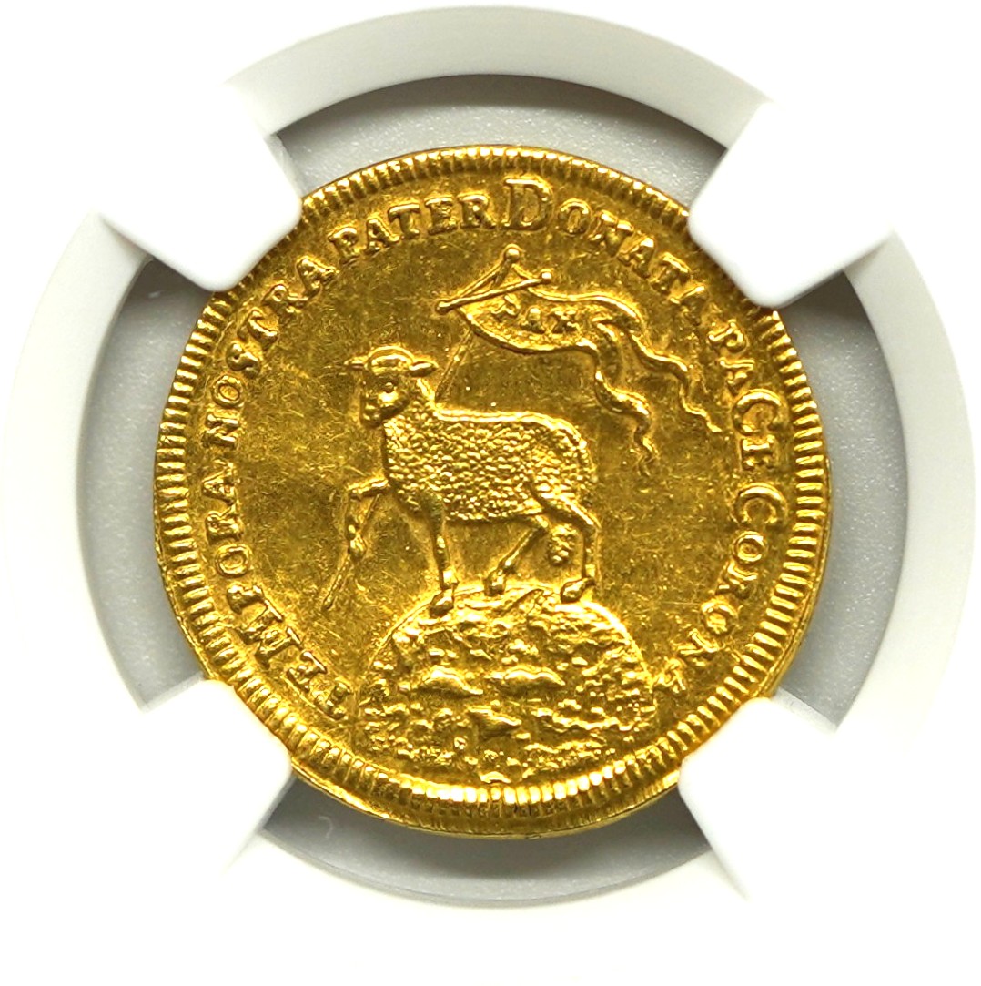 1700年 ラム ダカット金貨 Cleaned NGC | ソブリンパートナーズ