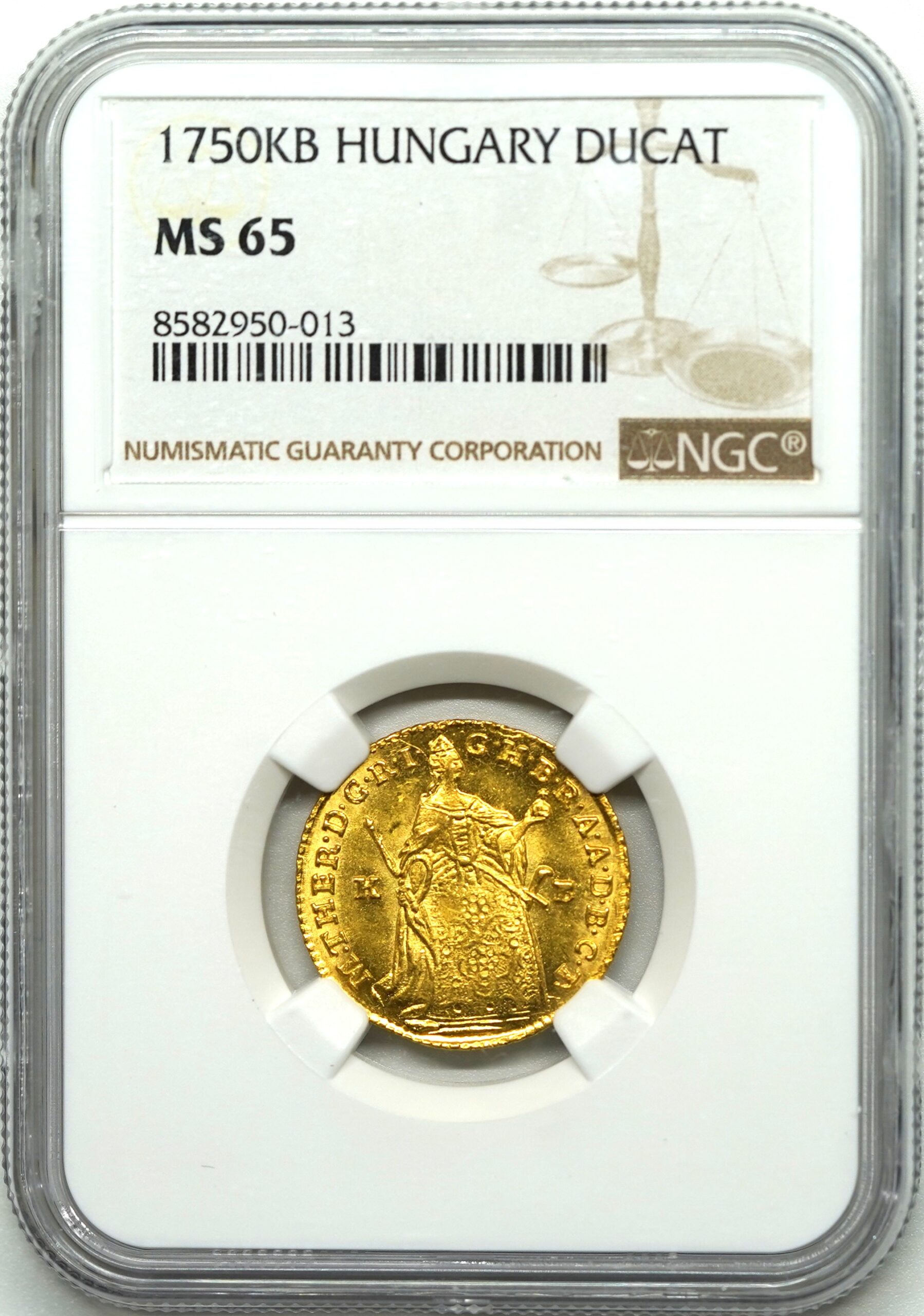 Sold】【Top Pop】【買いの1枚】1750年 マリア・テレジア ダカット金貨 MS65 NGC | ソブリンパートナーズ