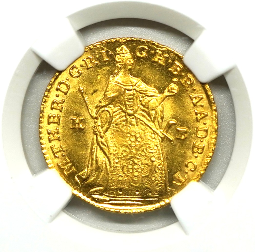 Top Pop】【買いの1枚】1750年 マリア・テレジア ダカット金貨