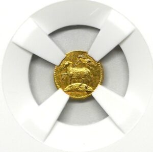 可愛らしい！！】1700年 ドイツ ラム1/8ダカット金貨 MS62 NGC