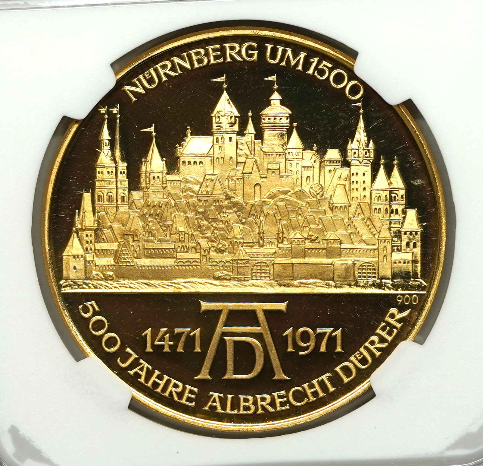 1971年 デジデリウス・エラスムス ニュルンベルク都市景観 10