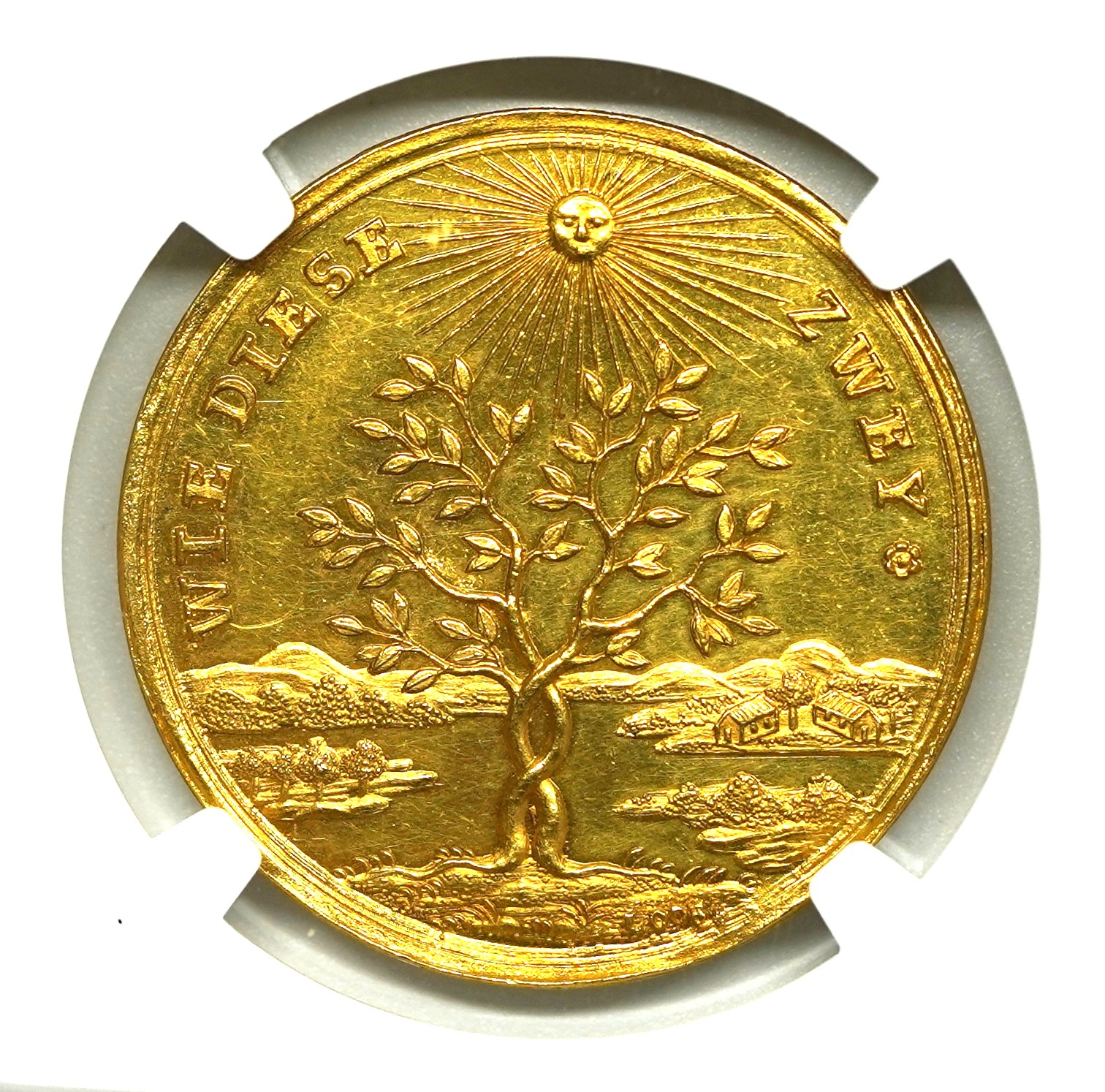 外国　干支　金メダル Sold】神聖ローマ帝国 1700年 レオポルト1世 新郎新婦 3ダカット